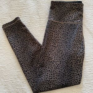 Sweaty Betty Brown and Black Animal Print Leggings